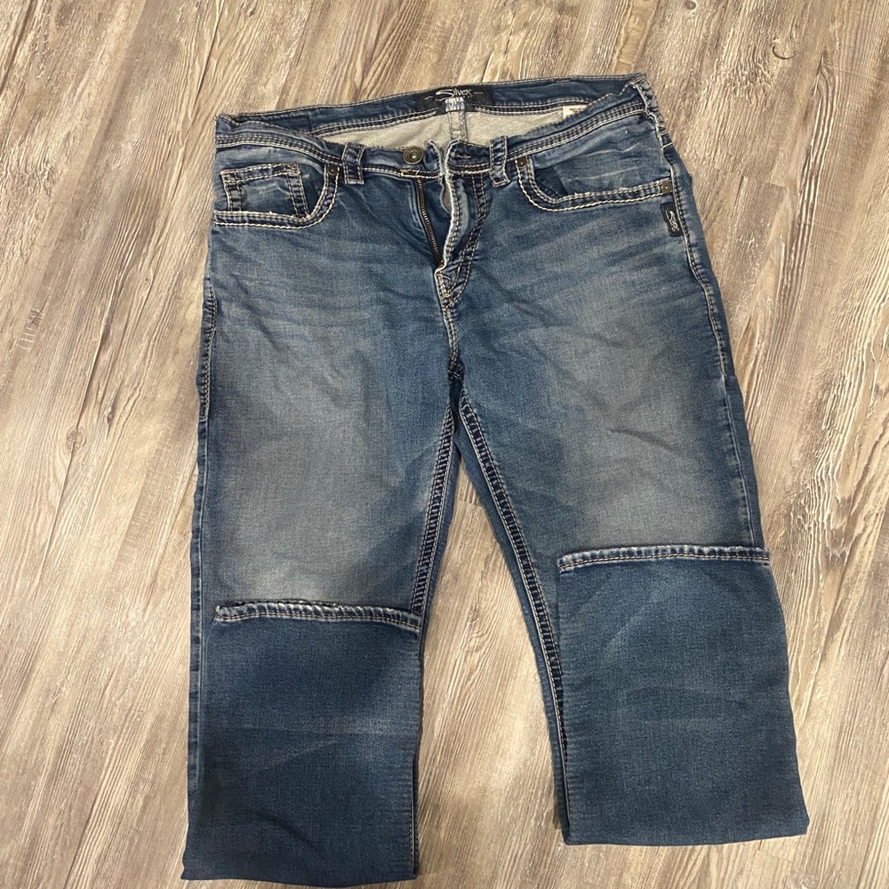 Men’s silver jeans